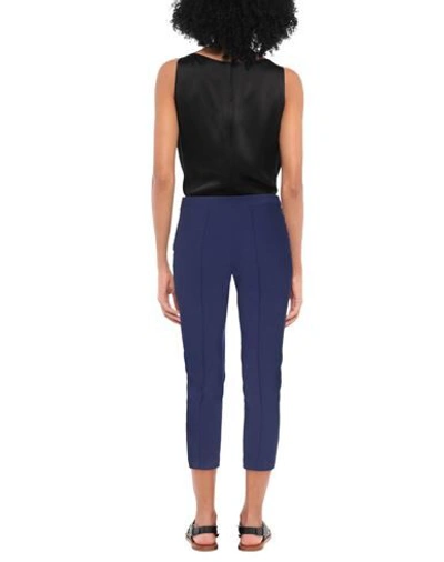Shop Boutique Moschino Cropped Pants In Blue