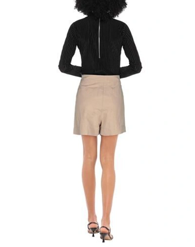 Jucca Woman Shorts & Bermuda Shorts Sand Size 10 Cotton, Linen In Beige