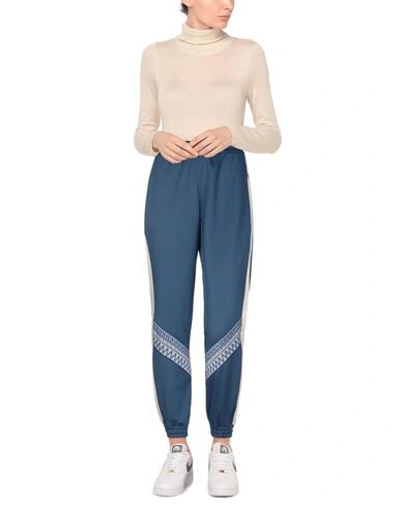 Shop C-clique Woman Pants Blue Size M Polyester, Cotton