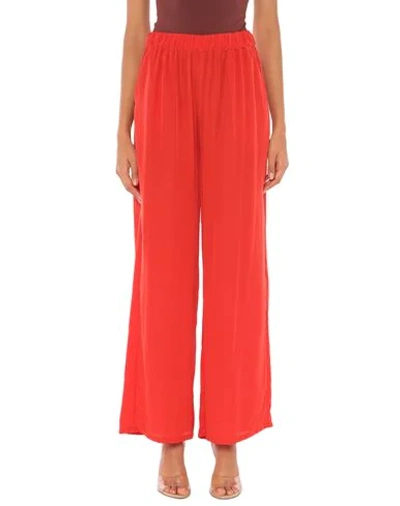 Shop P.a.r.o.s.h P. A.r. O.s. H. Woman Pants Orange Size Xl Polyester
