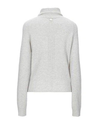 Shop High By Claire Campbell Turtlenecks In Light Grey