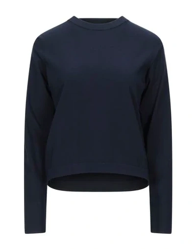 Shop Max Mara Sweaters In Dark Blue