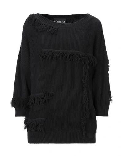 Shop Boutique Moschino Sweaters In Black
