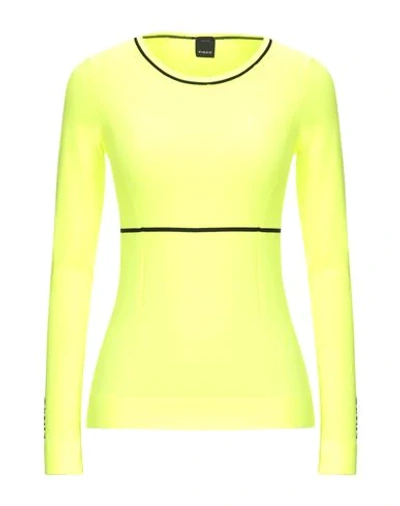 Shop Pinko Woman Sweater Yellow Size S Polyamide