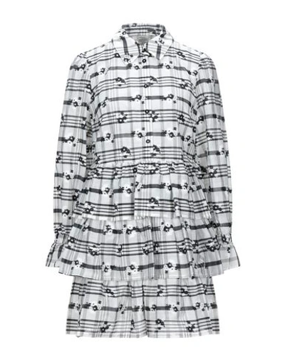 Shop Baum Und Pferdgarten Woman Short Dress Light Grey Size 8 Cotton, Polyester