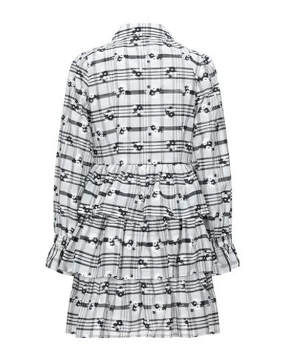 Shop Baum Und Pferdgarten Woman Short Dress Light Grey Size 8 Cotton, Polyester