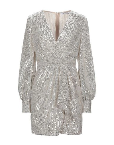 Shop Amen Woman Mini Dress Light Grey Size 6 Polyester