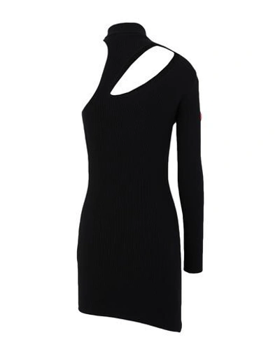 Shop Gcds Woman Mini Dress Black Size M Polyamide, Elastane