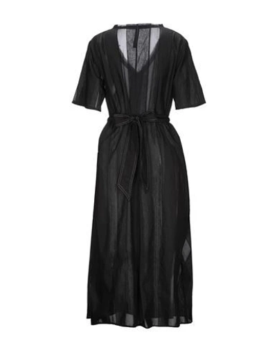 Shop Tom Rebl Long Dresses In Black
