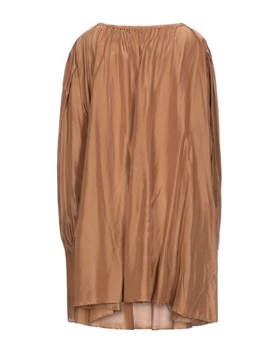 Jucca Short Dresses In Beige