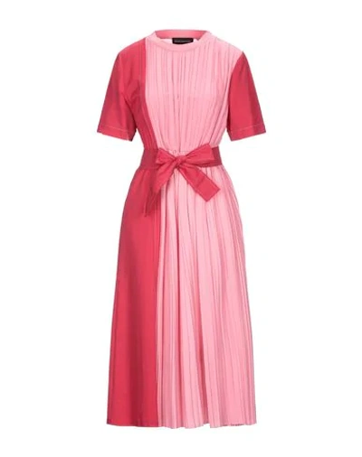 Shop Sportmax Code 3/4 Length Dresses In Pink