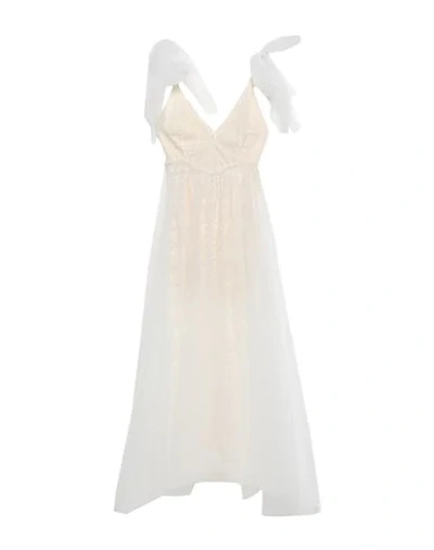 Shop Aniye By Woman Maxi Dress Ivory Size L Polyamide, Cotton In White