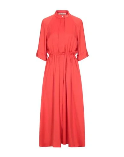 Shop Mulberry Midi Dresses In Red