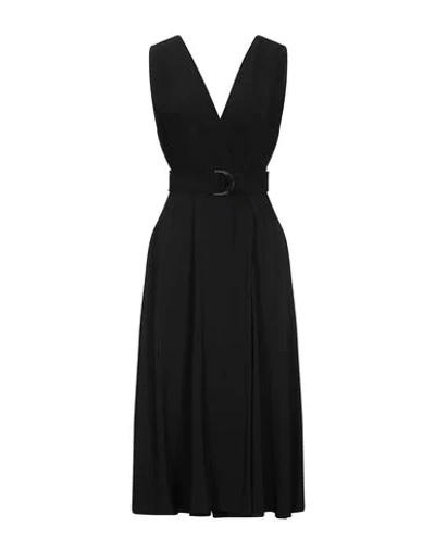 Shop Sportmax Code Midi Dresses In Black