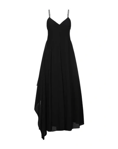 Shop Ami Alexandre Mattiussi Long Dresses In Black