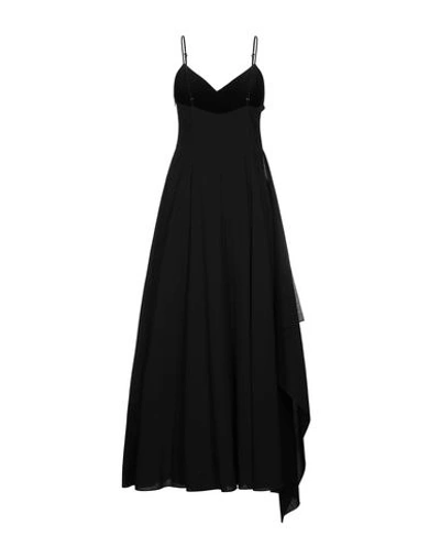 Shop Ami Alexandre Mattiussi Long Dresses In Black