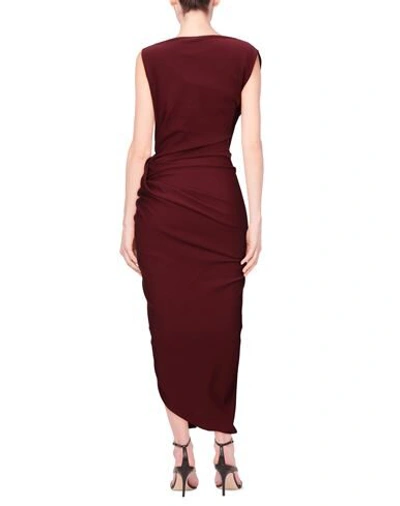 Shop Vivienne Westwood Anglomania Long Dresses In Maroon