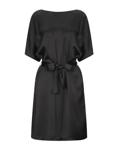 Shop Mauro Grifoni Grifoni Woman Midi Dress Black Size 10 Viscose