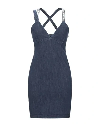 Frankie Morello Short Dresses In Blue