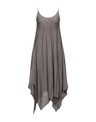 Shop Marc Le Bihan Midi Dress In Dove Grey