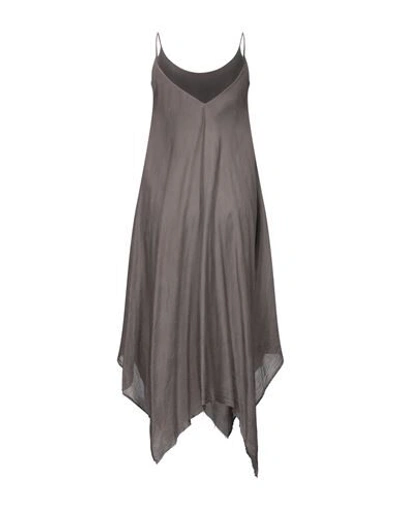 Shop Marc Le Bihan Midi Dress In Dove Grey