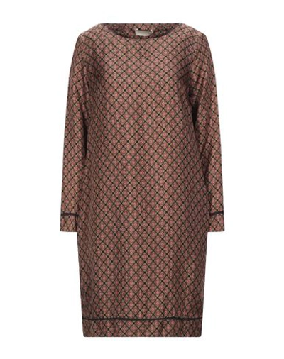 Momoní Short Dress In Military Green