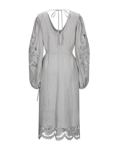Shop Vita Kin 3/4 Length Dresses In Grey