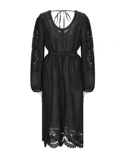 Shop Vita Kin Midi Dress In Black