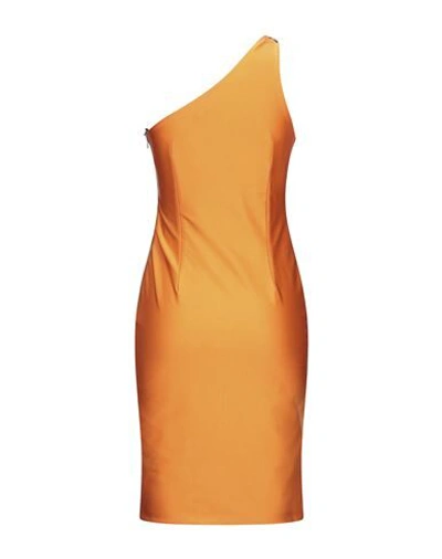 Shop Fausto Puglisi Woman Midi Dress Platinum Size 4 Polyamide, Elastane In Grey