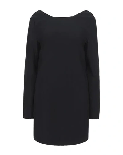 Shop Jucca Woman Mini Dress Black Size 10 Viscose, Elastane