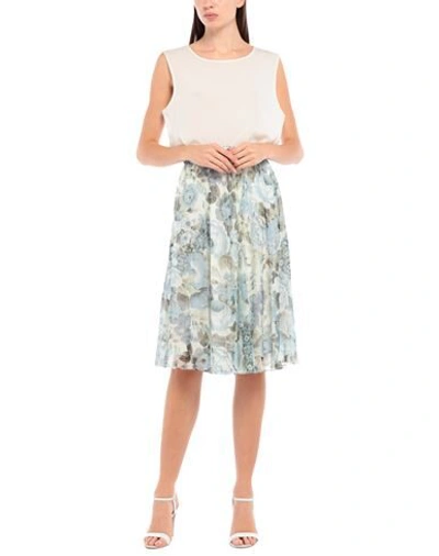 Shop P.a.r.o.s.h P. A.r. O.s. H. Woman Midi Skirt Sky Blue Size S Polyester