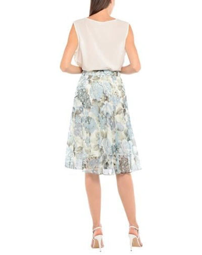 Shop P.a.r.o.s.h P. A.r. O.s. H. Woman Midi Skirt Sky Blue Size S Polyester