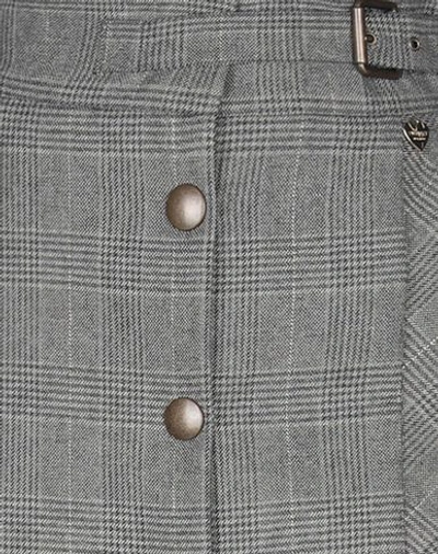 Shop Twinset Woman Midi Skirt Grey Size 6 Wool, Polyester, Viscose, Elastane