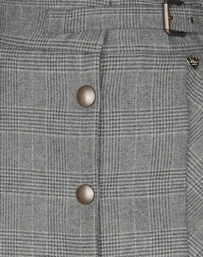 Twinset Midi Skirts In Grey