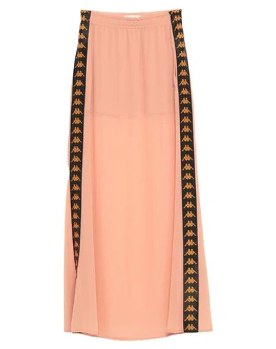 Shop Faith Connexion Long Skirts In Apricot