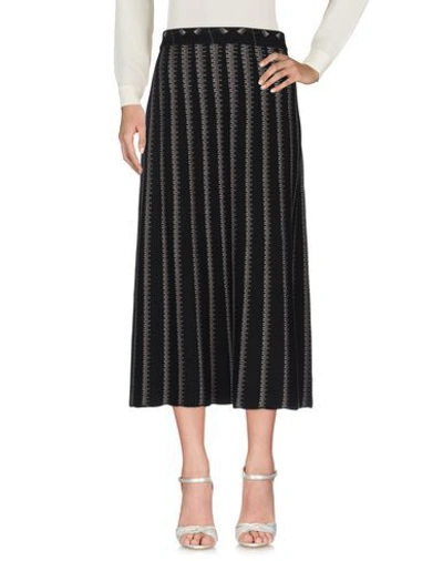 Shop Clips Long Skirts In Black