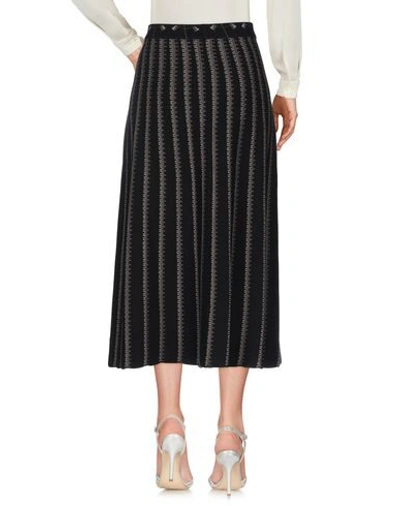 Shop Clips Long Skirts In Black