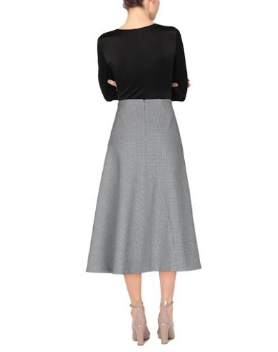 Shop Essentiel Antwerp 3/4 Length Skirts In Grey