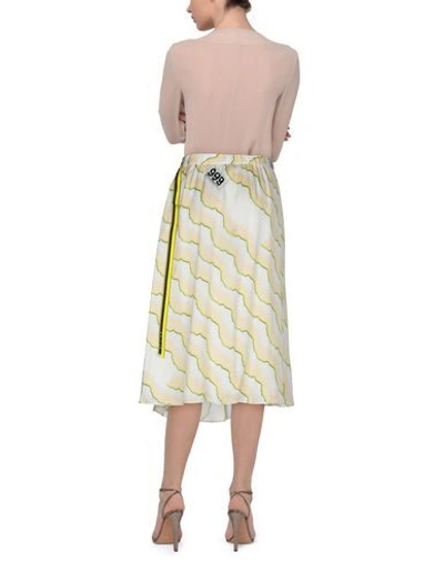 Shop Aalto Woman Midi Skirt Beige Size 6 Viscose