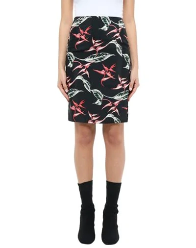 Dondup All-over Print Skirt In Black