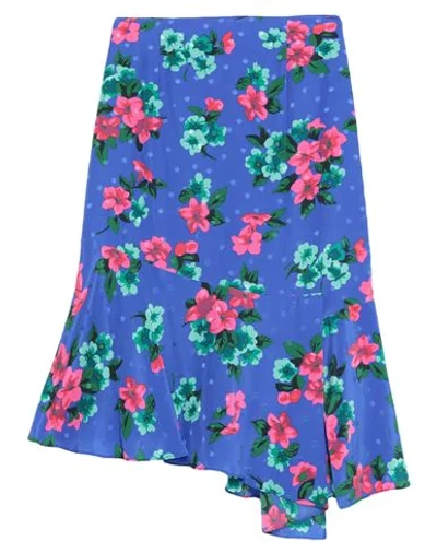 Shop Essentiel Antwerp 3/4 Length Skirts In Blue
