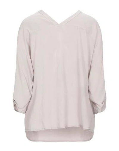 Shop Her Shirt Blouses In Light Grey