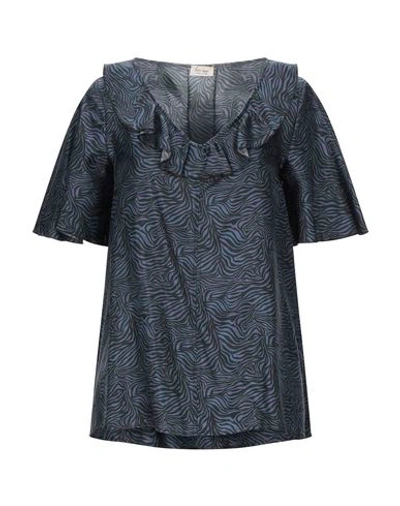 Shop Her Shirt Blouses In Slate Blue