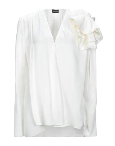 Shop Magda Butrym Blouses In White