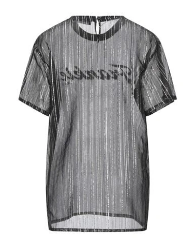 Frankie Morello Blouses In Black