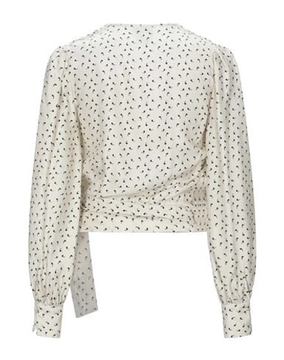Shop L'autre Chose L' Autre Chose Woman Shirt Ivory Size 6 Cupro, Viscose In White