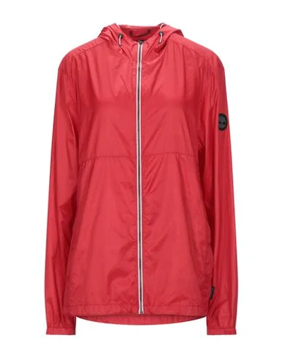Shop Timberland Jackets In Red