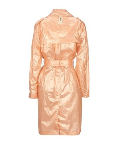 Shop Add Woman Overcoat Apricot Size 6 Polyamide, Polyurethane In Orange