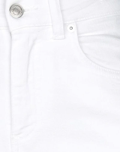 Shop Mauro Grifoni Grifoni Woman Denim Pants White Size 32 Cotton, Elastane