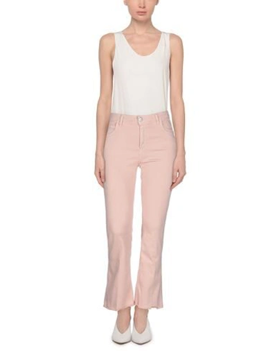 Haikure Woman Jeans Light Pink Size 25 Cotton, Polyester, Elastane In Pink